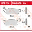 TRW Sinter Bremsbeläge Roller & Offroad