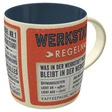 Nostalgic Art Becher Werkstattregeln