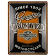 Harley-Davidson H-D Blechschild Genuine