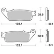 Brembo Bremsbelag High Performance SR