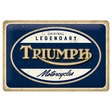 Triumph Blechschild Motorcycle