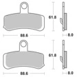 Brembo Bremsbeläge Sintermetall
