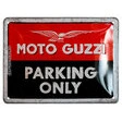 Moto-Guzzi Blechschild Moto-Guzzi "Parking Only"