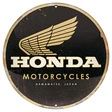 Honda Blechschild Rund, 3D-Geprägt
