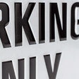 BMW Blechschild BMW "Parking only"