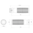 Rizoma Lenkergriffe URLO Ø 22mm, Paar, schwarz