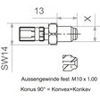 TRW Vario Anschluss In Drei Farben,