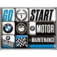 BMW Magnet-Set "Motor", 9-Teilig