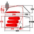 Wechsel Tents Outpost 3 Doppelwand-Zelt