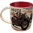 US Highways Route 66 Nostalgie Keramik Becher