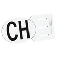 undefined CH-Schild für Kennzeichenhalter