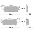 Brembo Bremsbeläge Sintermetall