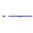 Highsider X-Bar Drag Bar Wide XD2 Lenker, B:835 mm