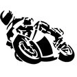 Louis Aufkleber "Motorrad"