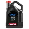 Motul Motoröl 3000 4T 10W-40, 4 Liter