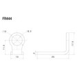 Rizoma Adapter für Light Unit Blinker, Paar