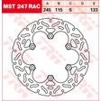 TRW Bremsscheiben Racing, Hinten, mit ABE