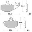 Brembo Bremsbeläge Organisch Carbon Ceramic
