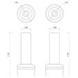 Rizoma Seitlicher Sturzpad Kit, diverse Modelle