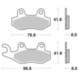 Brembo Bremsbeläge Sintermetall