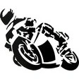 undefined Aufkleber "Motorrad"