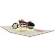 Louis 3D Motorrad Pop-up Klappkarte