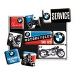 BMW Magnet-Set "Motorcycles", 9-Teilig