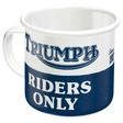 Triumph Emaille-Becher Triumph Drivers Only