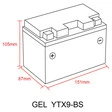 saito Gel-Batterie
