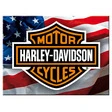 Harley-Davidson Magnete 80x55mm