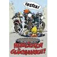 Motomania Glückwunsch-Karte "Erster"