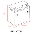 saito Gel-Batterie