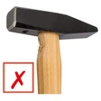 HAZET Schlosserhammer Bluguard 200 Gramm