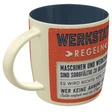 Nostalgic Art Becher Werkstattregeln