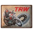 TRW TRW Blechschild, 3D-Geprägt