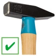 HAZET Schlosserhammer Bluguard 200 Gramm