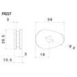 Rizoma Blinker Adapter, Paar, Honda/Yamaha