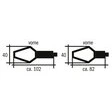 Louis Parts Universal-Halogenblinker