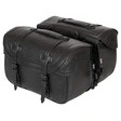 Louis Satteltaschen aus Kunstleder, 27 Liter