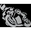undefined Aufkleber "Motorrad"