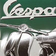 Vespa Blechschild Vespa Logo