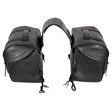 Louis Satteltaschen aus Kunstleder, 27 Liter