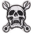 Lethal Threat Aufkleber "Totenkopf/Maulschlüssel"