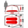Wechsel Tents Venture 2, Travel Line
