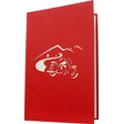 Louis 3D Motorrad Pop-up Klappkarte