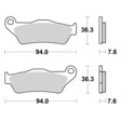 Louis Parts Bremsbeläge Sintermetall