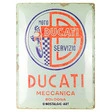 Ducati Corse Blechschild Ducati Meccanica