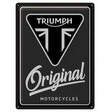 Triumph Blechschild "Original"
