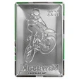 Kawasaki Blechschild, 3D-Prägung