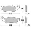 Brembo Bremsbeläge Sintermetall
